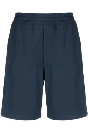 Alexander McQueen Logo-tape track shorts