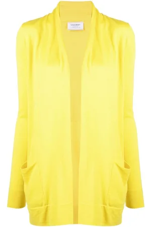 FARFETCH Open-front rib-trimmed cardigan