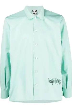 GR10K Embroidered-logo shirt