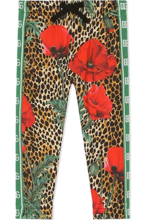 Dolce & Gabbana Mix-print cotton track pants