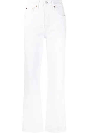 RE/DONE Straight-leg high-rise jeans