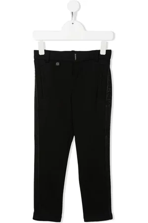 Givenchy Logo-tape straight-leg trousers