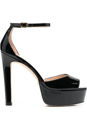 Stuart Weitzman Disco high-shine finish135mm pumps