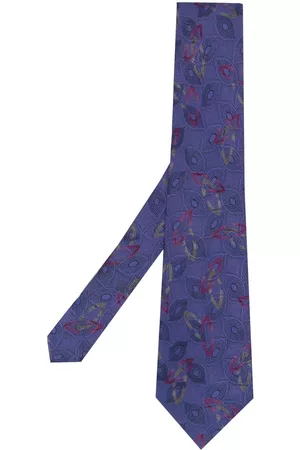 VERSACE 1990s abstract-print silk tie