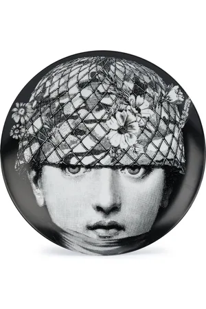 FORNASETTI Floral hat plate