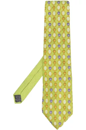 VERSACE Men Neckties - 2000s Medusa Head-print silk tie