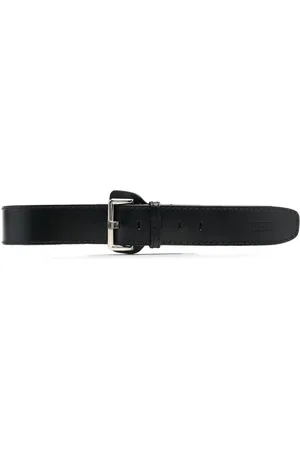 Gianfranco Ferré 1990s D-buckle leather belt