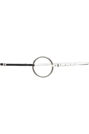 Gianfranco Ferré 1990s ring-detail skinny belt