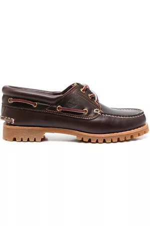 Timberland Cleated-sole leather loafers