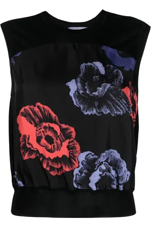 Salvatore Ferragamo Floral-print sleeveless top