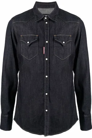 Dsquared2 Dark-wash denim shirt