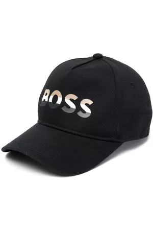 HUGO BOSS Striped-logo baseball cap