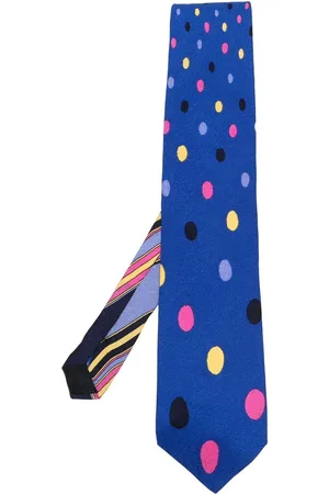 VERSACE 1990s polka-dot silk tie