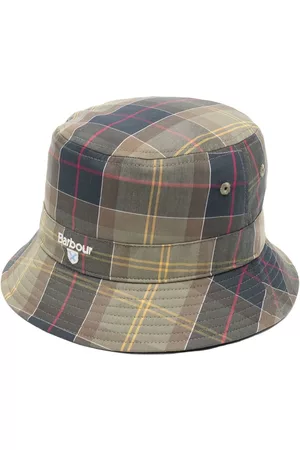 Barbour Men Hats - Tartan-print bucket hat
