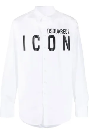 Dsquared2 Logo-print cotton shirt