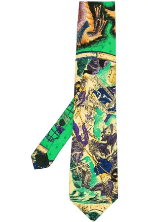 Versace Pre-Owned Men Neckties - 1990s abstract-print silk tie