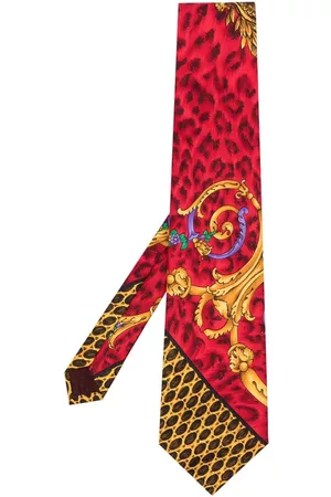 Versace Pre-Owned Men Neckties - 1990s Barocco-print silk tie