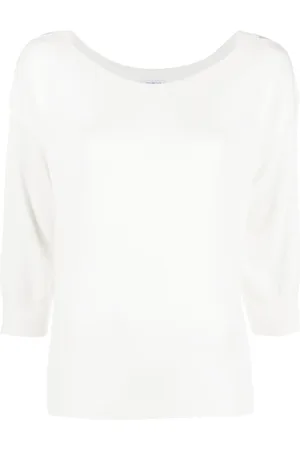 Malo Fine-knit short-sleeve top