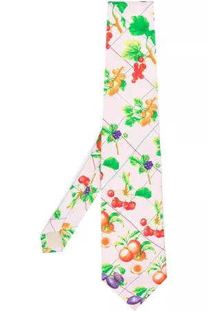 Versace Pre-Owned Men Neckties - 1990s fruit-print silk tie