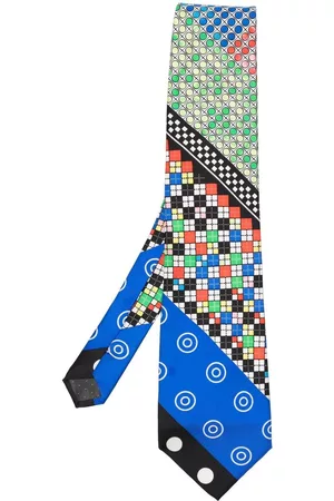 Versace Pre-Owned 1990s geometric-print silk tie