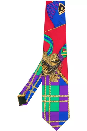 Versace Pre-Owned Men Neckties - 1990s graphic-print silk tie