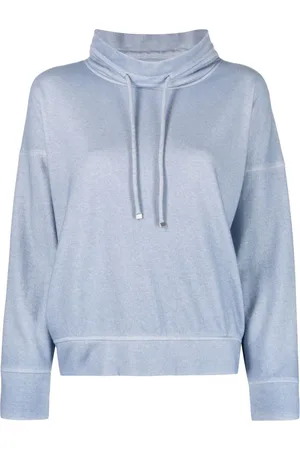 COLOMBO Drawstring-neck long-sleeve sweatshirt