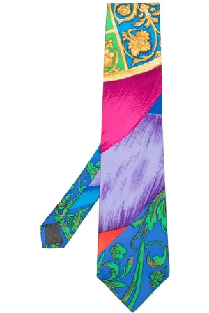 Versace Pre-Owned Men Neckties - 1990s graphic-print silk tie