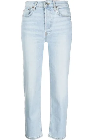 RE/DONE High-rise straight-leg jeans