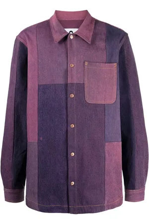 Marine Serre Patchwork crescent moon shirt
