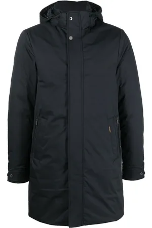 MOORER Hooded parka coat