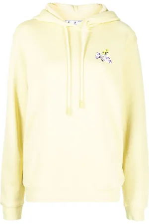 OFF-WHITE Floral Arrows cotton hoodie