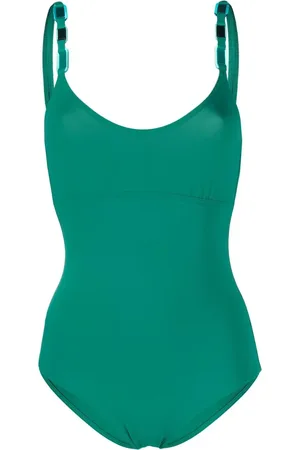 ERES Scoop-neck open-aback one-piece