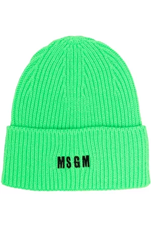 Msgm Logo-embroidered beanie