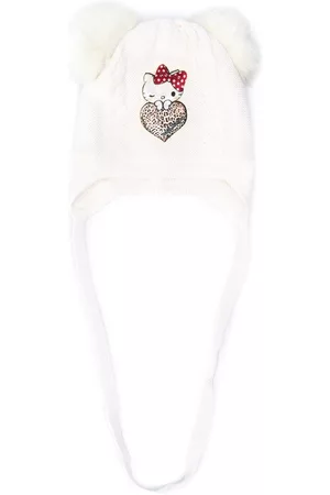 MONNALISA Hello Kitty puffball hat