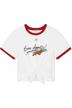 Dolce & Gabbana Buon appetito tie T-shirt