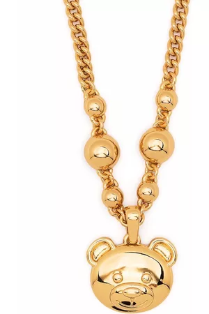Moschino Teddy bear-pendant necklace