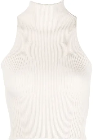 AERON Ribbed-knit roll neck top