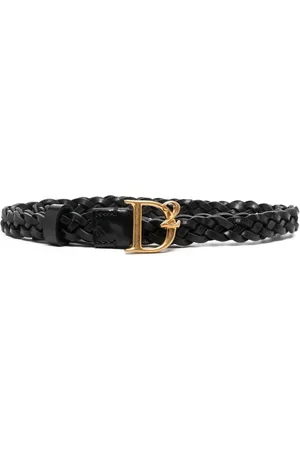 Dsquared2 Braided logo buckle belt