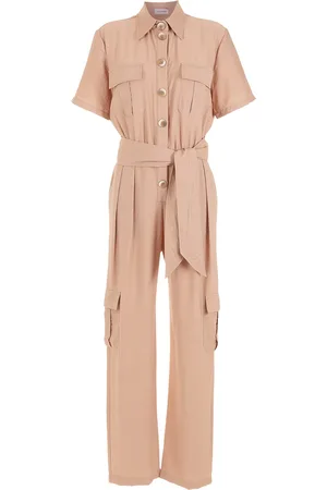 Olympiah Short-sleeve buttoned jumpsuit