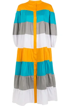 Olympiah Stripe-pattern shirt dress