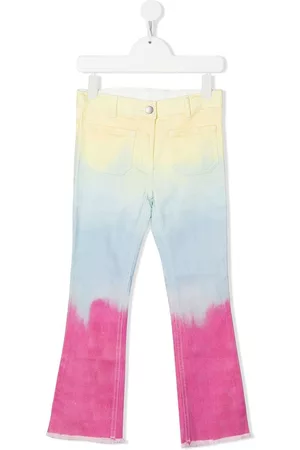 Stella McCartney Tie-dye print denim trousers