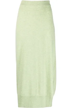 Barrie High-waisted knit skirt