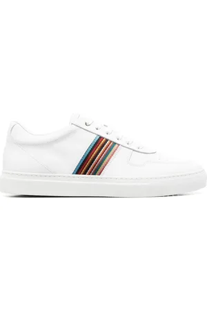Paul Smith Fermi artist-stripe leather sneakers