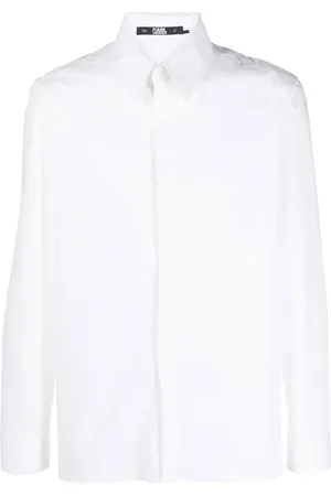 Karl Lagerfeld Button-up poplin shirt