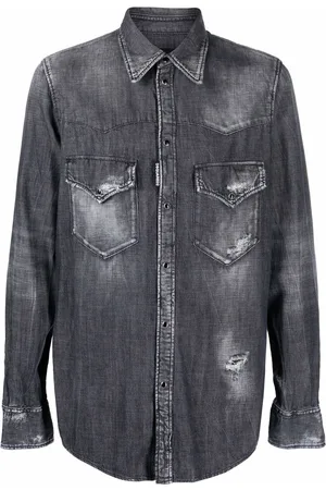 Dsquared2 Dark-wash denim shirt