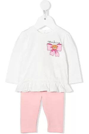 Moschino Kids Teddy bow-print set