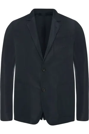 Alexander McQueen Deconstructed logo-embroidered jacket