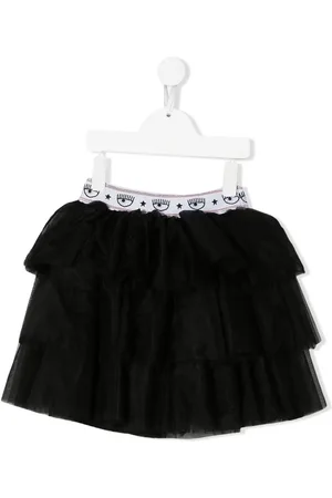 Chiara Ferragni Logo-waistband tutu skirt