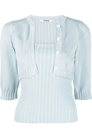 VIVETTA Ribbed-knit two-piece jumper