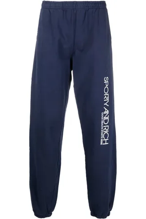 Sporty & Rich Logo-print detail track pants